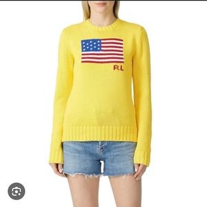 RALPH LAUREN FLAG SWEATER